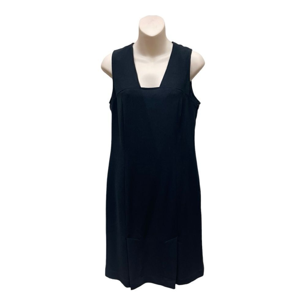 Clavin Klein Little Black Dress Sz 6 Sleeveless Office Lined EUC Classy Feminine